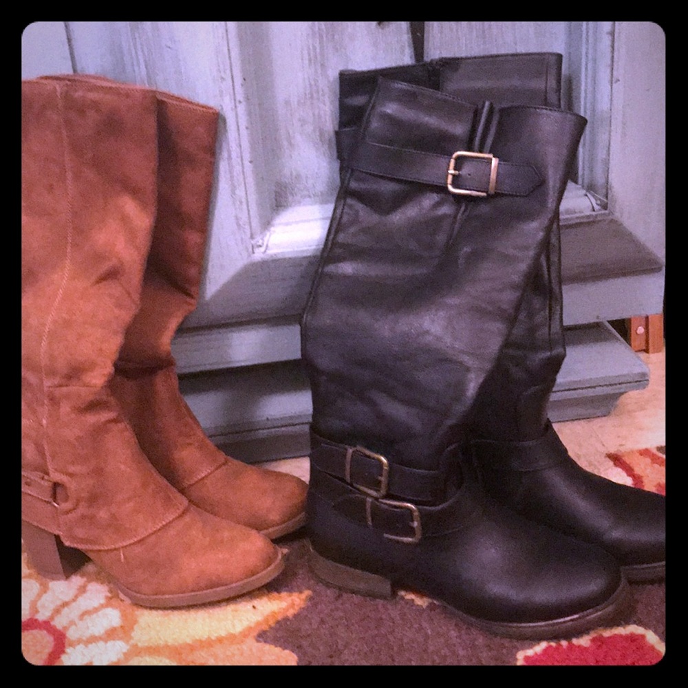 LOT OF 2 WOMEN’S TALL BOOTS